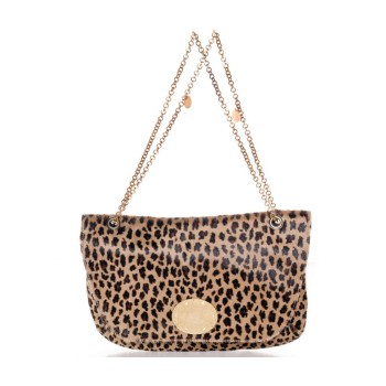 sac cuir leopard sous les paves paris