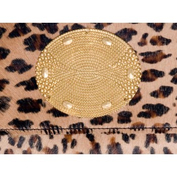 sous les paves leopard clutch