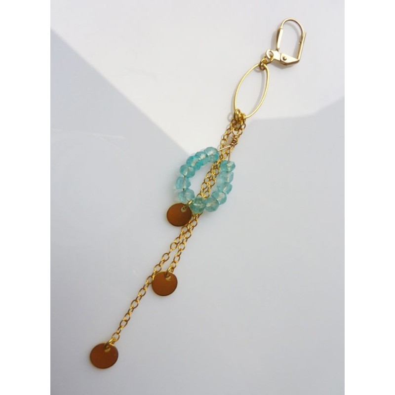 blue Apatite Earrings