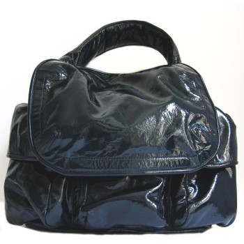 Sac Givenchy cuir vernis marine