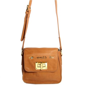 Paris House mini bag camel leather