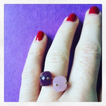 amethyst quartz ring