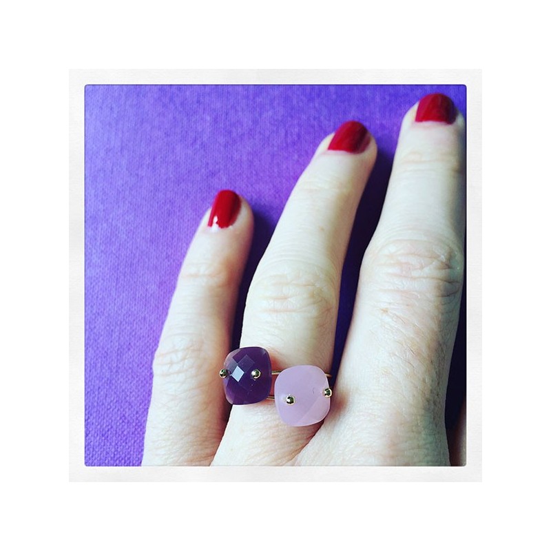 amethyst quartz ring