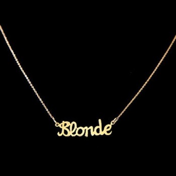 Collier Blonde Or jaune