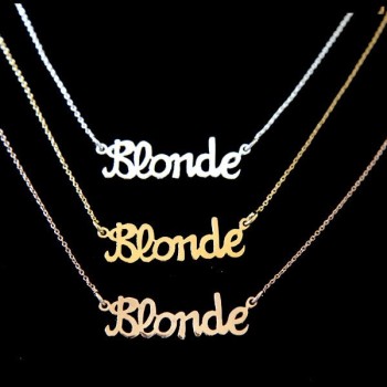 Collier Blonde Or jaune