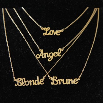 Collier Blonde Or jaune