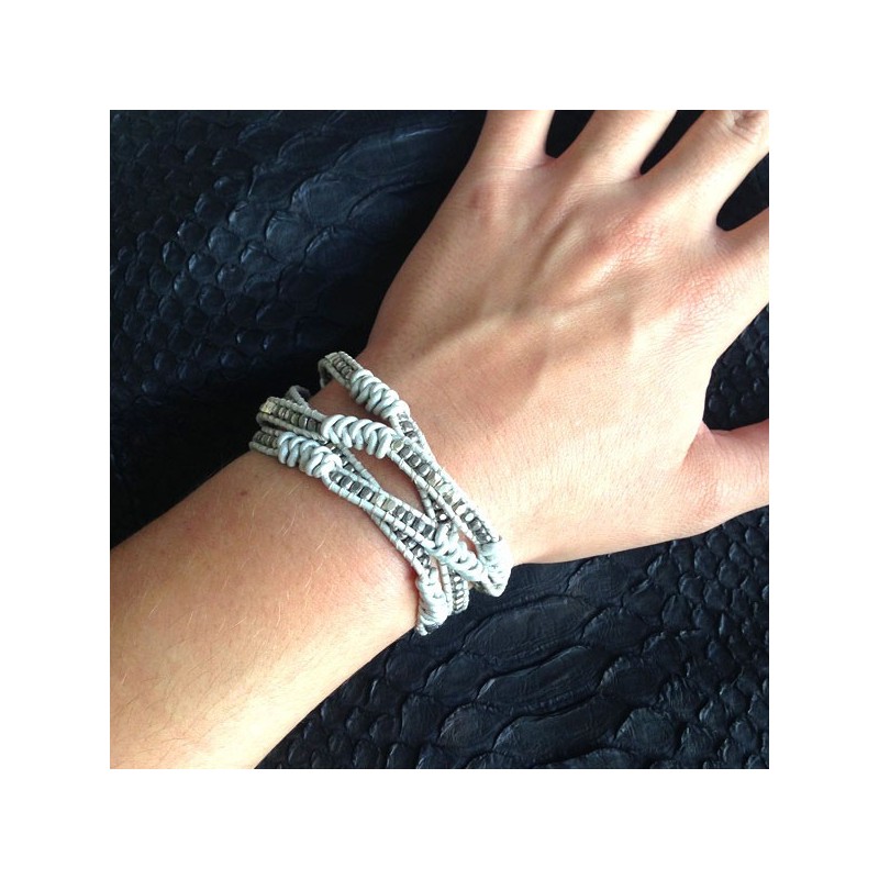 nakamol Bracelet Wrap argent