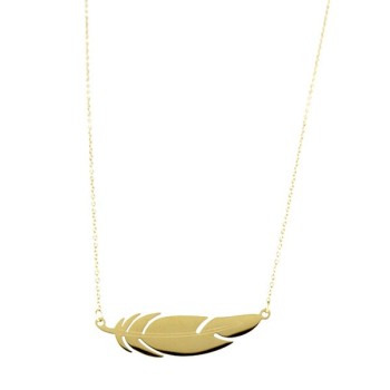 Feather necklace