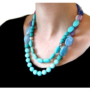 nakamol necklace turquoise