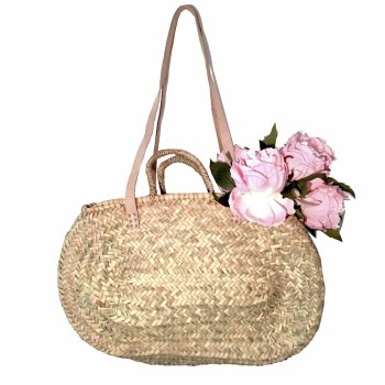 panier osier tresse ovale