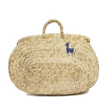 Oval Straw basket LEON for...