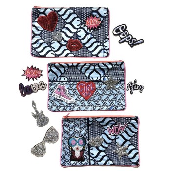 Trousse personnalisable ecussons maud fourier