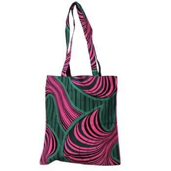 Tote Bag merci coton wax par maud fourier