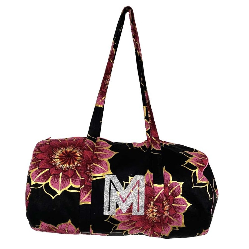 Sac Polochon personnalisable initiale maud fourier