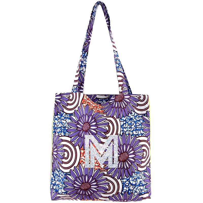 Monogram Tote Bag wax cotton