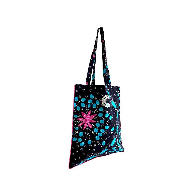 tote bag coton wax monogram de Maud Fourier