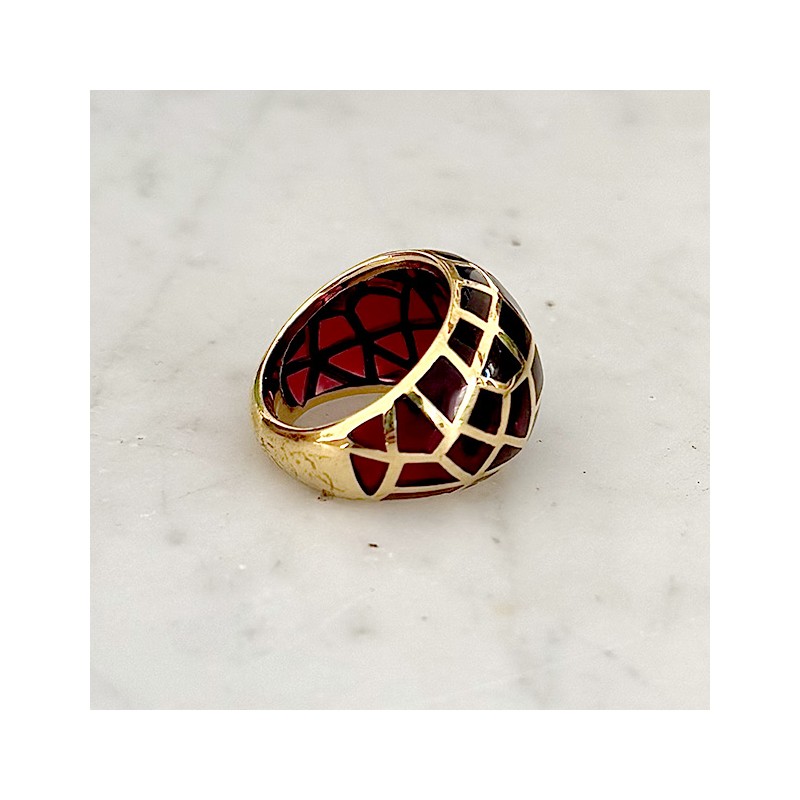 bague lucas jack london rouge