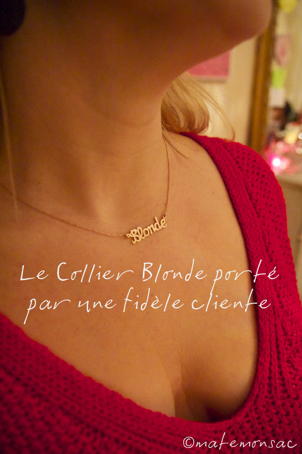 by-matemonsac-collier-blonde-or-porte