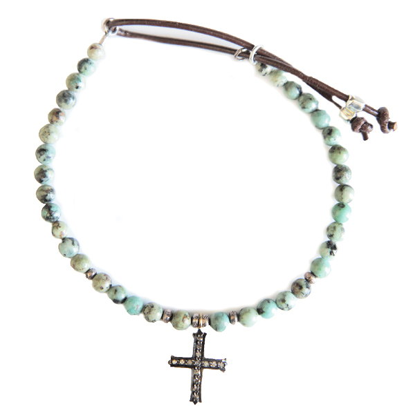 catherine-michiels-bracelet-stardust-turquoise-africaine-croix-diamants